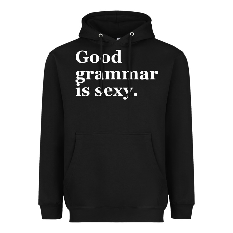 Good Grammar Is Sexy Heavyweight Hoodie by linhVisuals | Teevron