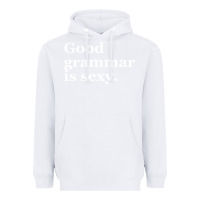White good grammar is sexy Heavyweight Hoodie - linhVisuals
