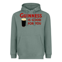 Sage guiness is good for you (and me) hq fnny Heavyweight Hoodie - linhVisuals