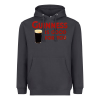 Smoke guiness is good for you (and me) hq fnny Heavyweight Hoodie - linhVisuals