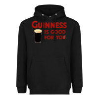 Black guiness is good for you (and me) hq fnny Heavyweight Hoodie - linhVisuals