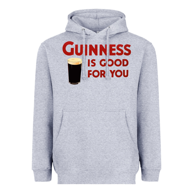 Guiness Is Good For You (and Me) Hq Fnny Heavyweight Hoodie by linhVisuals | Teevron