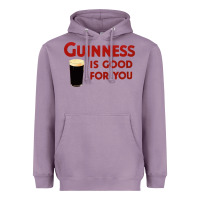 Lavender guiness is good for you (and me) hq fnny Heavyweight Hoodie - linhVisuals