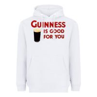 White guiness is good for you (and me) hq fnny Heavyweight Hoodie - linhVisuals