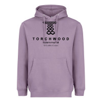 Lavender torchwood institute Heavyweight Hoodie - linhVisuals