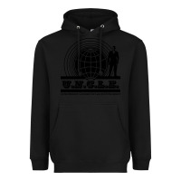 Black the man from u.n.c.l.e. Heavyweight Hoodie - linhVisuals