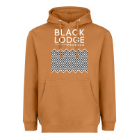 Meerkat twin peaks inspired japanese black lodge Heavyweight Hoodie - linhVisuals