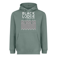 Sage twin peaks inspired japanese black lodge Heavyweight Hoodie - linhVisuals