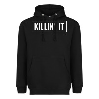 Black killin' it t Heavyweight Hoodie - linhVisuals