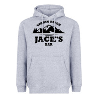 Heather Grey jacks bar virgin river Heavyweight Hoodie - linhVisuals