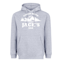Heather Grey jacks bar virgin river Heavyweight Hoodie - linhVisuals