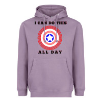 Lavender i can do this all day graphic mens & womens t shirt Heavyweight Hoodie - linhVisuals