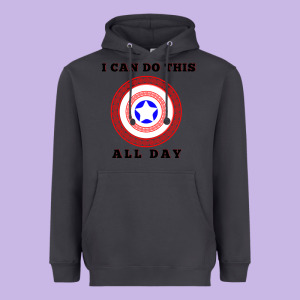I Can Do This All Day Graphic Mens & Womens T Shirt Heavyweight Hoodie Designed By Linhvisuals
