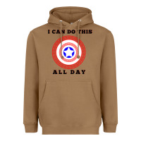 Toasted Coconut i can do this all day graphic mens & womens t shirt Heavyweight Hoodie - linhVisuals