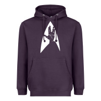Plum live long and prosper Heavyweight Hoodie - linhVisuals