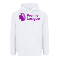White premier #league Heavyweight Hoodie - linhVisuals