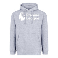 Heather Grey premier #league Heavyweight Hoodie - linhVisuals