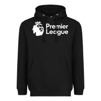 Black premier #league Heavyweight Hoodie - linhVisuals