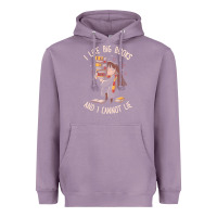 Lavender i like big books Heavyweight Hoodie - linhVisuals