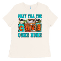Bone pray till the cows come home olivia Ladies Tee - OliviaCreatesArt
