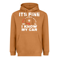Meerkat Empty gas gauge it’s fine i know my car low fuel joke Heavyweight Hoodie - linhVisuals