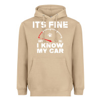 Mushroom Empty gas gauge it’s fine i know my car low fuel joke Heavyweight Hoodie - linhVisuals