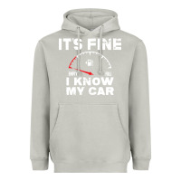 Moon Dust Empty gas gauge it’s fine i know my car low fuel joke Heavyweight Hoodie - linhVisuals