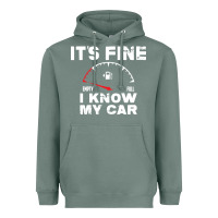 Sage Empty gas gauge it’s fine i know my car low fuel joke Heavyweight Hoodie - linhVisuals