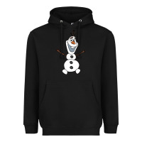 Black olaf Heavyweight Hoodie - linhVisuals