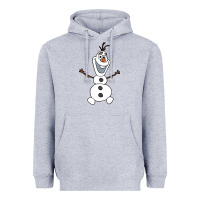 Heather Grey olaf Heavyweight Hoodie - linhVisuals
