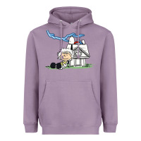 Lavender back to the peanuts Heavyweight Hoodie - linhVisuals