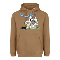 Toasted Coconut back to the peanuts Heavyweight Hoodie - linhVisuals