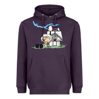 Plum back to the peanuts Heavyweight Hoodie - linhVisuals