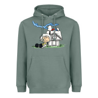 Sage back to the peanuts Heavyweight Hoodie - linhVisuals