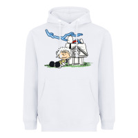 White back to the peanuts Heavyweight Hoodie - linhVisuals