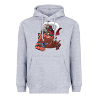 Heather Grey jiraiya gamabunta Heavyweight Hoodie - linhVisuals