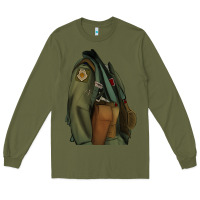Army Green english pointer airforce Long Sleeve Tee - RanaPortraitStore