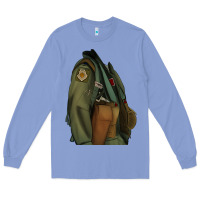 Colony Blue english pointer airforce Long Sleeve Tee - RanaPortraitStore