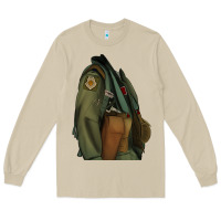 Mushroom english pointer airforce Long Sleeve Tee - RanaPortraitStore