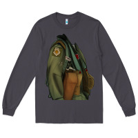Smoke english pointer airforce Long Sleeve Tee - RanaPortraitStore