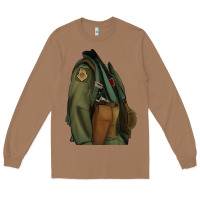 Toasted Coconut english pointer airforce Long Sleeve Tee - RanaPortraitStore