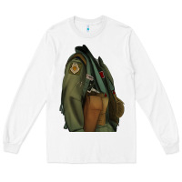 White english pointer airforce Long Sleeve Tee - RanaPortraitStore