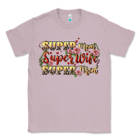 Lilac Super mom super wife super tired Classic Tee - CowGirlArtShop