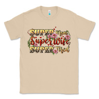 Mushroom Super mom super wife super tired Classic Tee - CowGirlArtShop