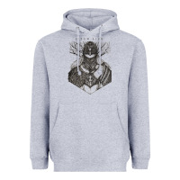 Heather Grey eldenring Heavyweight Hoodie - linhVisuals