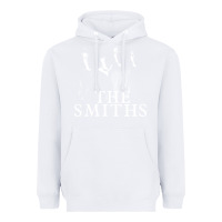 White Best THE SMITHS Music Heavyweight Hoodie - linhVisuals