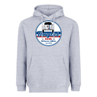 Heather Grey douglas racing Heavyweight Hoodie - linhVisuals