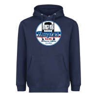 Navy douglas racing Heavyweight Hoodie - linhVisuals