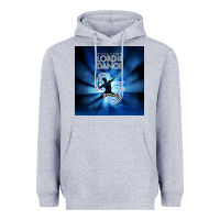 Heather Grey lord of the dance Heavyweight Hoodie - linhVisuals