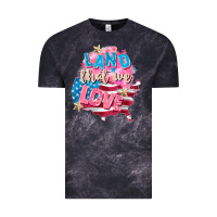 Cloud Black Merica leopard lightning bolt Vintage Tee - FaDigitalArtStudio